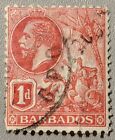 Barbados 1D Used Postage Stamp - George V