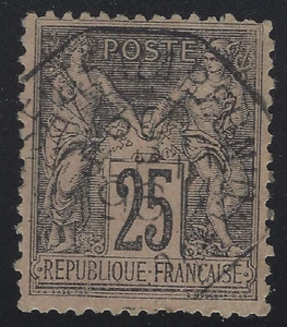 DIV-18-6-4: Cachet maritime octogonal Marseille à La Réunion sur n° 97 - Bild 1 von 1