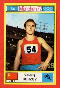 PANINI MUNCHEN 72 - Pegatina/tarjeta de novato # 64 VALERIJ BORZOV (URSS) - EN MUY BUENA CONDICIÓN - Imagen 1 de 2