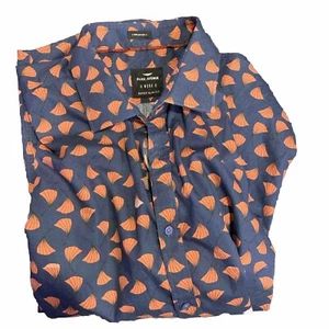 PARK AVENUE - Men's 100% Cotton Casual Super Slimfit Shirt - 42Cms / 16.5" / XL - Picture 1 of 5
