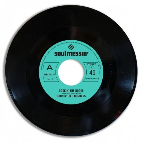 COOKIN' ON 3 BURNERS Cookin' The Books 7" NEW VINYL Soul Messin'  Foto 1 de 1