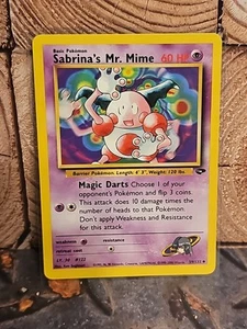 Sabrina's Mr. Mime 59/132 Gym Challenge Regular Pokémon card - Picture 1 of 2