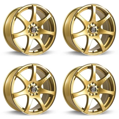 4 Rines 15" Oro de Aleación para Nissan Versa 2007-2025, RTX0062 4x100 4Birlos - Image 1 of 4