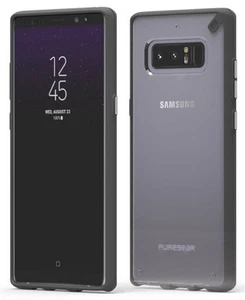 PureGear Black/Clear Slim Shell Case Hard Cover for Samsung Galaxy Note 8 - Picture 1 of 6