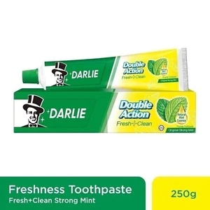 New 5X Darlie Toothpaste Jumbo 250g Double Action Mint Free Shipping  Peppermint - Picture 1 of 7