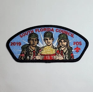2019 South Florida Council Friends of Scouting Shoulder Patch, Scouts BSA SF002. - Picture 1 of 4