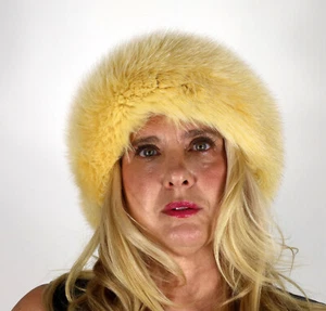 Nueva diadema de piel de zorro amarillo Efurs4less - Imagen 1 de 5