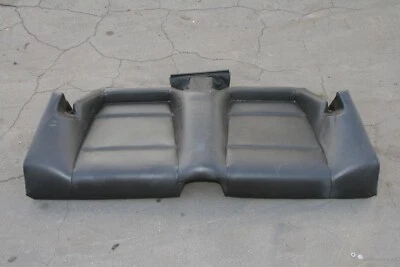 00-06 BMW E46 323Ci 325Ci 330Ci Asiento Trasero Cuero Banco Asientos Convertible Negro Foto 1 de 4