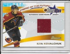 2001-02 Bowman YoungStars Ilya Kovalchuk Fabric of the Future Jersey