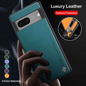 Funda delgada mate de cuero híbrida a prueba de golpes para Google Pixel 9 Pro 8 Pro 7a - Imagen 1 de 28