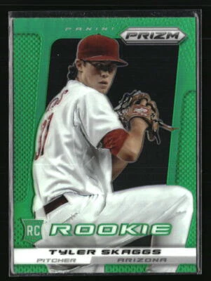 Tarjeta de béisbol Tyler Skaggs 2013 Panini Prizm verde Prizm #265 radiocontrol Foto 1 de 2