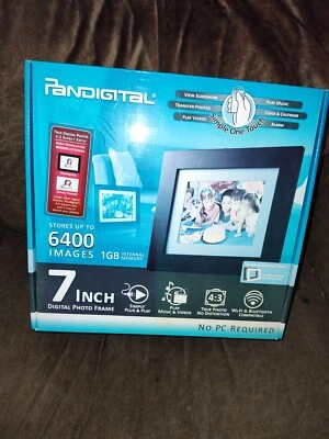 Pandigital PAN7000DW 7" Digital Picture Frame New In Box Never Opened - Image 1 of 4