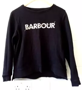 Barbour International Black Women's Sweatshirt - UK Size 12 - Picture 1 of 6