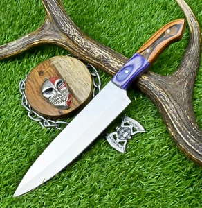 Custom Hand-Forged J2 Steel Chef's Knife - Premium Kitchen Knife SN-2948 - Picture 1 of 9