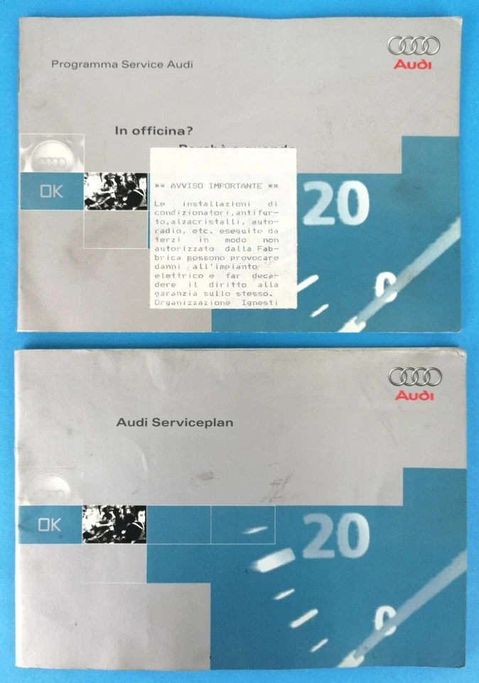 AUDI A6 - 2 SERVICE - LIBRETTI  - Immagine 1 di 1