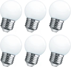 LED Night Light Bulb, Globe Small LED Light Bulbs 15W Equivalent, E26 Medium Scr - Picture 1 of 12