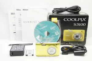 Nikon COOLPIX S3100 14.0MP Compact Digital Camera Citrus Yellow w/ Box #250301l - Picture 1 of 10