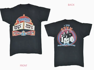 2 Seiten 1981 Styx Paradise Theatre Vintage Shirt Schwarz Unisex S-234XL - Bild 1 von 3