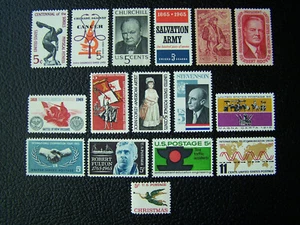 US STAMPS 1965 YEAR COMPLETE SET, SCOTT # 1261-1276 OG., MNH. - Picture 1 of 1