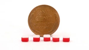 USA Made N Scale Red and White Cooler - 5 Pack 1600885 - Picture 1 of 3