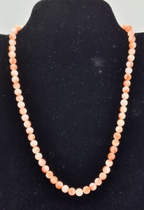 Collana di perle conchiglia chiusura a vite rosa bianca estate rossa donna - Foto 1 di 4