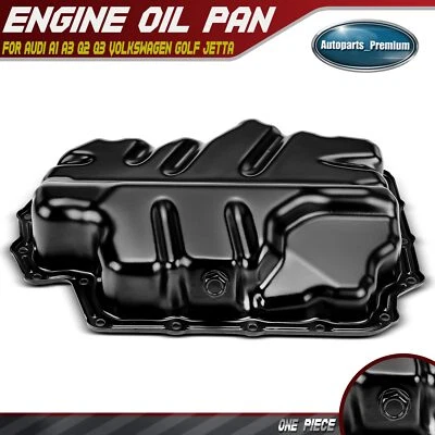 Engine Oil Pan for Audi A1 2011-2018 A3 Q2 Q3 Volkswagen Golf Jetta Polo Taos - Image 1 of 4