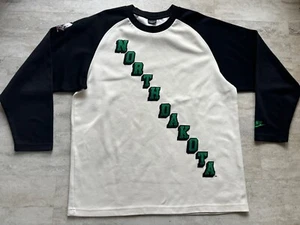 Vintage Nike North Dakota Fighting Sioux Sweatshirt RARE Mens L Hockey Crewneck - Picture 1 of 6