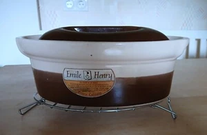 Emile Henry Auflaufform Terrine vom Ofen auf den Tisch Poterie Culinaire France - Bild 1 von 7