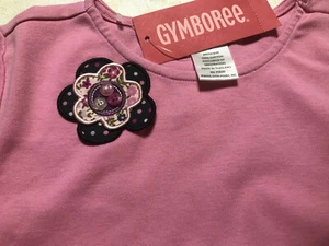 NWT gymboree floral corsage shirt top 7 pretty in plum plum Easter Passover bday - Picture 1 of 6