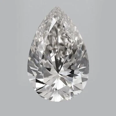 IGI Certified 0.45ct I/VS1 AAA Pear Cut Loose Lab Grown CVD Diamond AB-315 - Image 1 of 4