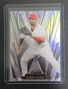 2024 Leaf Metal Baseball #2 ALBERT PUJOLS Silver Prismatic /185 - Picture 1 of 2