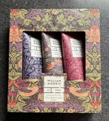 William Morris Clementine & Clove Crema de Manos Set de 3x 1.0oz Nuevo en Caja REGALO NAVIDEÑO Foto 1 de 4