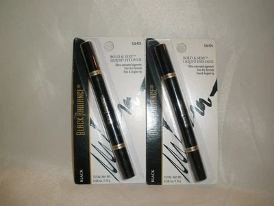 New Lot of 2 Black Radiance Bold & Sexy Liquid Eyeliner Black - Image 1 of 2
