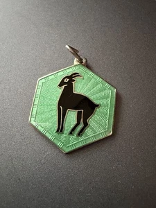 David Andersen Zodiac Aries Sterling Silver Enamel Norway Norwegian 751 - Picture 1 of 8