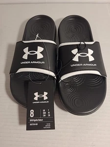 Under Armour Mens UA Ignite Select Slides Footwear - Memory Foam Comfort Size 8 - Picture 1 of 4