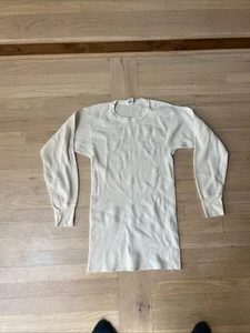 Vintage Morgan Mills Thermal Shirt Men's Extra Large XL Waffle Knit Base Layer - Picture 1 of 5