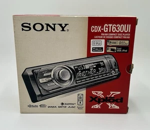 Reproductor de CD estéreo para automóvil Sony CDX-GT63OUI FM/AM de colección completo con caja - Imagen 1 de 11