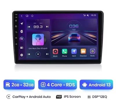 Radio 2 din 9 " Android Für Dacia Duster Sandero Logan Captur Wifi Carplay 15/20 - Bild 1 von 3