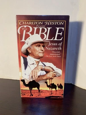 Charlton Heston Presents The Bible: Jesus of Nazareth [VHS Tape]  - Image 1 of 4
