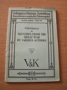 Velhagen & Klasings Sammlung Worterbuch Sketches from the Great War Diictionary - Bild 1 von 5