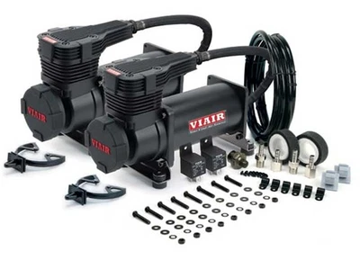 Viair 42548 Dual Stealth Black 425C Gen2 Value Pack 175Psi 140/175 Switch 40Amp - Image 1 of 3
