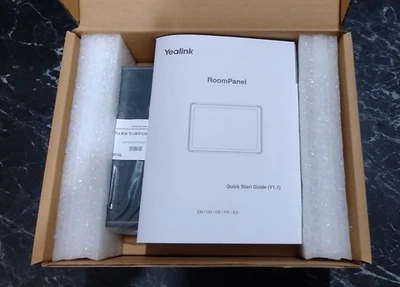 Yealink RoomPanel Microsoft Teams Room Scheduling Meeting Tablet - Open Box/New - image 1 of 4