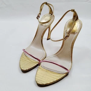 Sandalias Christian Dior Mujer Dorado Cuero PU 2904310 - Imagen 1 de 11