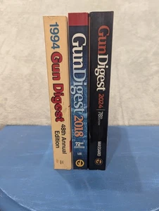 Gun Digest Books 1994,2018,2024 Issues All Good Conditon - Picture 1 of 5