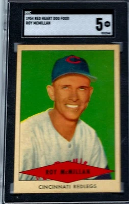 1954 Red Heart, Roy McMillan Graded SGC  5. - Image 1 of 2