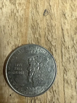 New Hampshire State Quarter  2000 P '1788' - Image 1 of 2