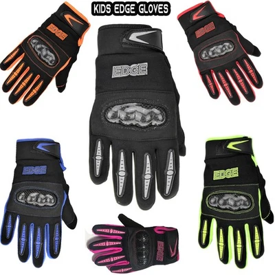 XTRM Motocross Kids Gloves MX Quad Dirt Pit Bike BMX Kart Motorbike Racing Edge Glove