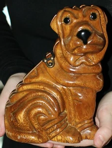 TIMMY WOODS SHAR PEI WRINKLED DOG SHOW SHOULDER BAG CLUTCH ENGLISH BULLDOG PURSE - Picture 1 of 12