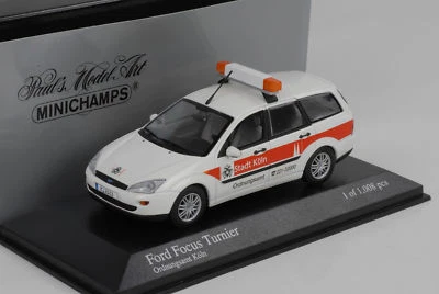 FORD FOCUS TURNIER ORDNUNGSAMT COLONIA 1999 MINICHAMPS 430087091 1/43 BREAK - Immagine 1 di 2