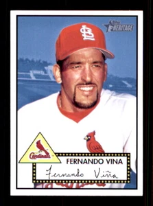 2001 Topps Heritage #3b Fernando Vina Black Back - Picture 1 of 2